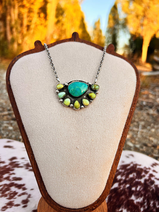 Palomino Cluster Necklace