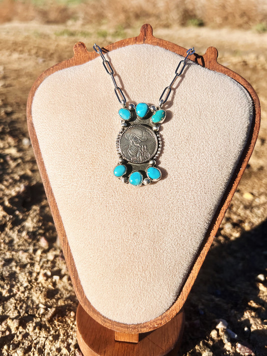 Cowboy Coin Necklace