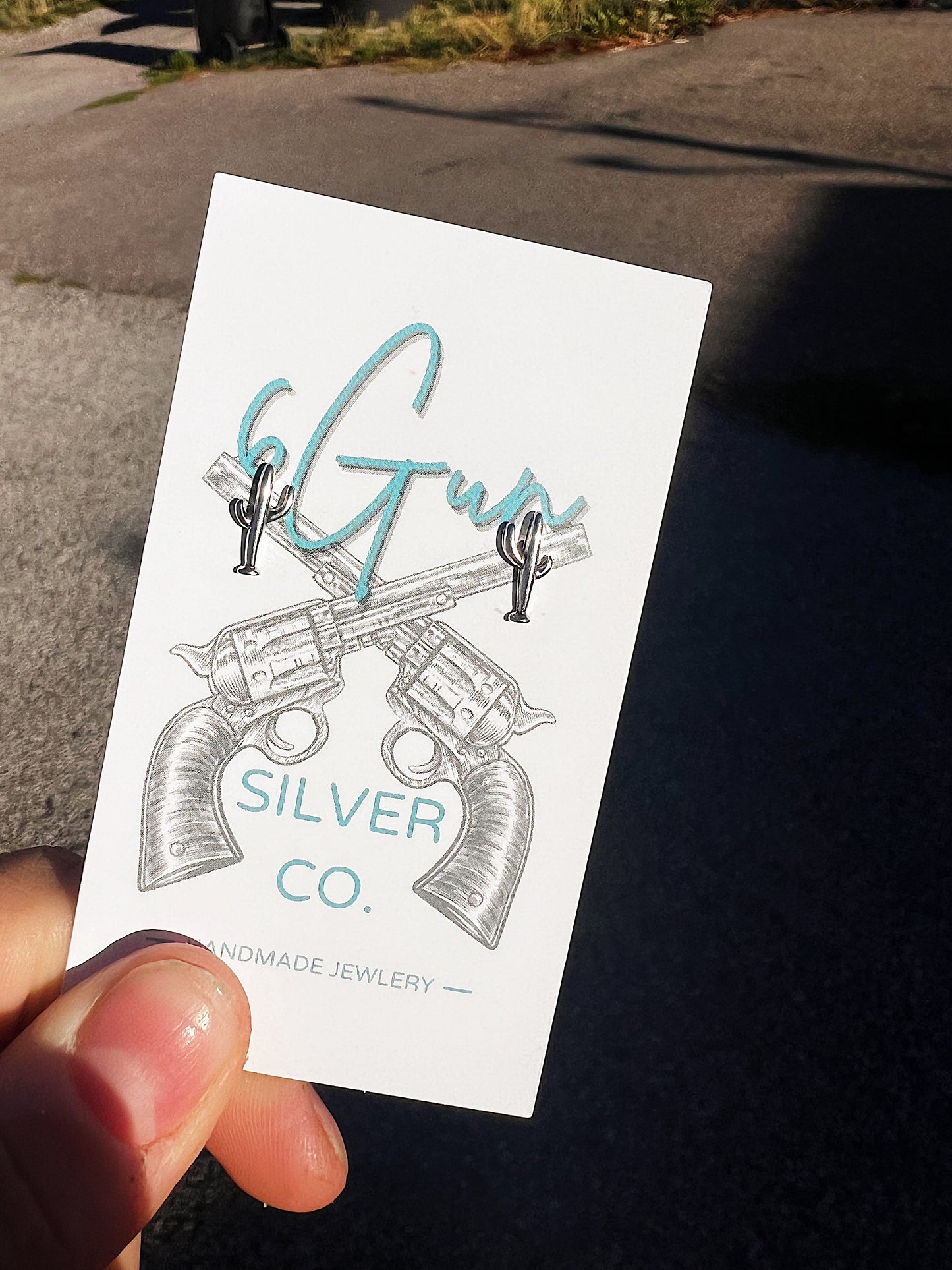 Dainty Suaguro Cactus Earrings