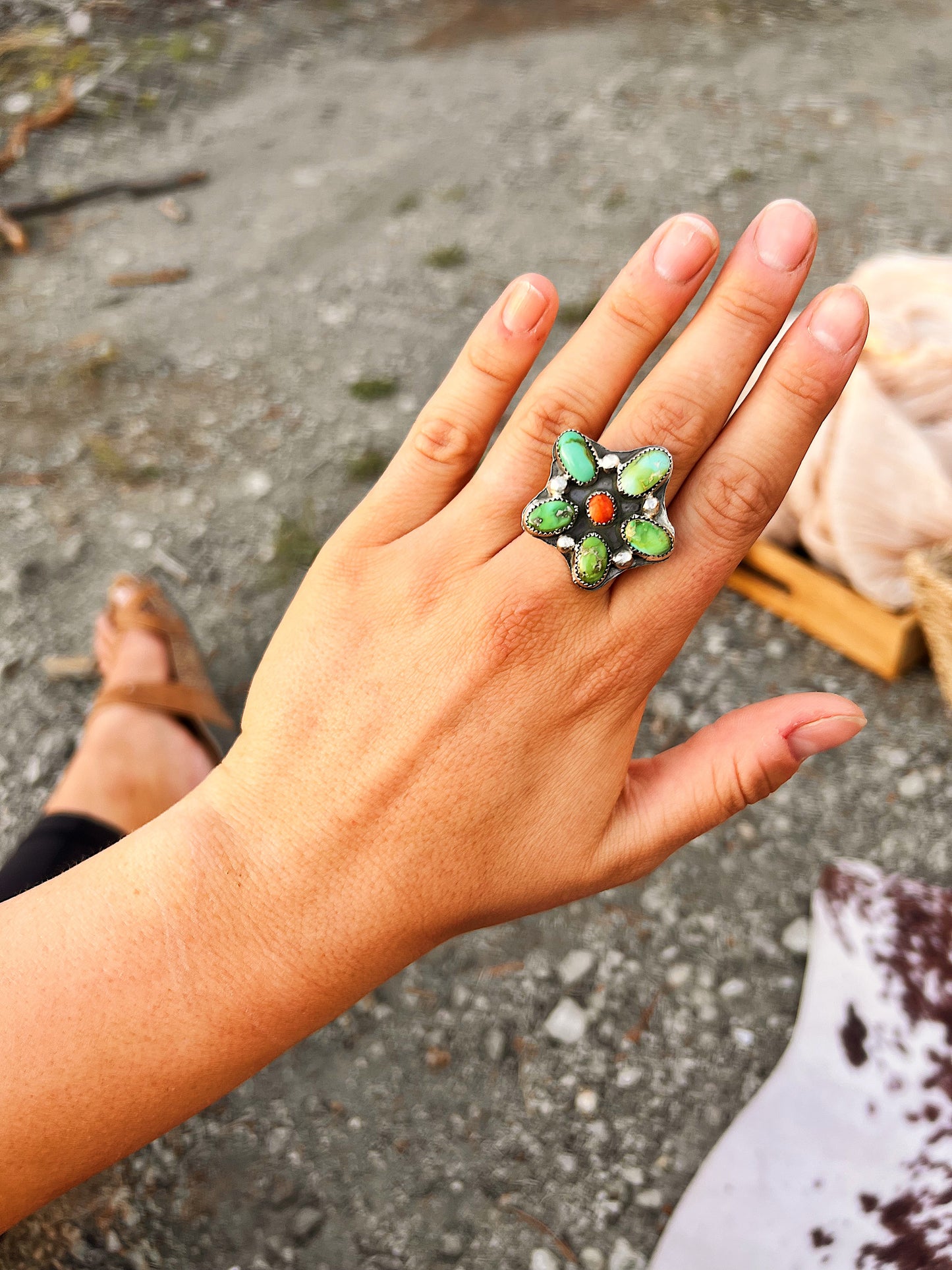 Flower Cluster Ring